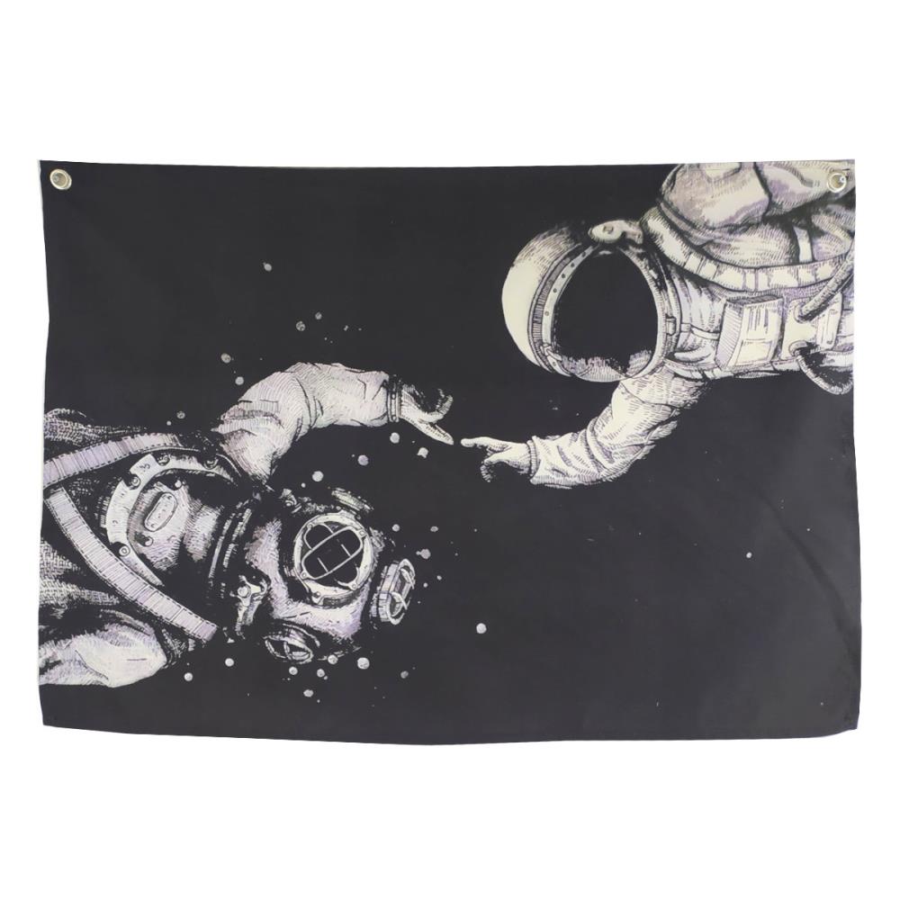 Astronotlar Duvar Halısı (94cm x 67cm) 