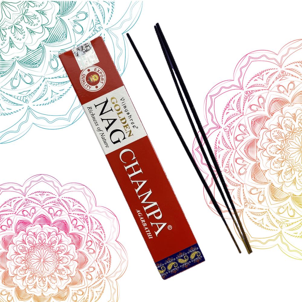 Golden Nag Champa Agarbathi Aromalı Tütsü 